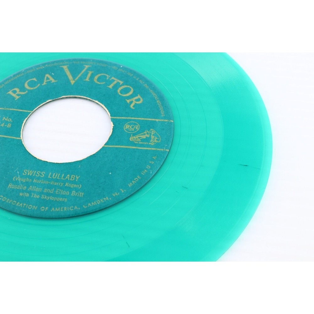 Tennessee Yodel Polka, Rosalie Allen & Elton Britt 1949 7" 45 rpm Record 48-0064 - Picture 9 of 10